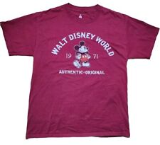 Disneyland Resort Mickey Mouse Walt Disney World Red T-Shirt Mens size Medium picture