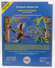 AD&D D3 Vault of the Drow VG Gary Gygax  TSR picture
