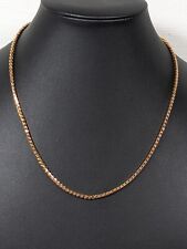 Vintage Amway Gold Tone S Chain 2mm Chain Necklace 18 inches picture