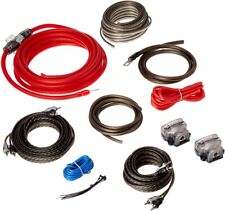 Rockford Fosgate RFK4D 4 AWG Complete Dual Amp Installation Kit Full Spec Cable picture