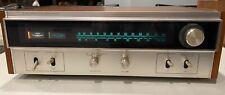 Vintage Sherwood S-2400 Solid-State AM-FM Stereo Tuner 120V 50/60HZ Silver Face picture
