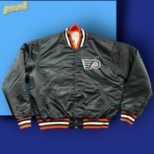 Rare Vintage Philadelphia Flyers Starter Satin Jacket Size XL GUC Classic Style picture