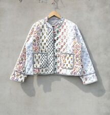 Indian Handmade patchwork Vintage Quilted Jacket Coats ,New Style, Boho, Cotton picture