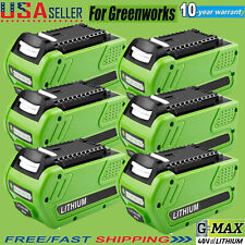 1-6PACK 40V 6.0AH Li-Ion Battery For GreenWorks 29462 29472 22272 24252 G-MAX US picture