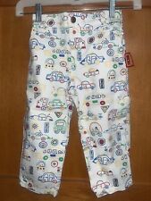 Vintaged Osh Kosh toddler color cars white pants rare design 80s made USA 3T picture