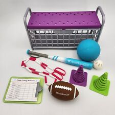 American Girl Sport Storage Bench And Accessories picture