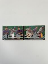 2008 Topps Triple Threads Baseball Rockies Braves Relic Booklet /18 Chipper Tulo picture