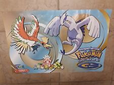 Rare Vintage HTF Pokemon Silver Gold Gameboy Color Official NINTENDO Poster 2000 picture