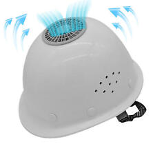 Hard Hat With Fan Plastic Ventilated Safety Helmet W/USB Summer Cooling Hat  picture