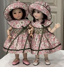 1 Boneka 3 Piece Dress Hat bloomers 4 Ruby Red Galleria Ten Ping + Mini 20cm picture