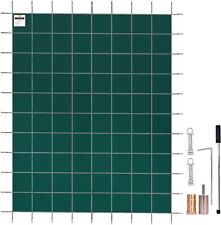 VEVOR Pool Safety Cover Fits 12x24ft Rectangle Underground 14x26ft, Green picture