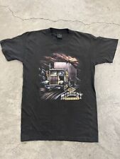 Men’s Vintage Rare 3D Emblem Midnight Trucker Tshirt Size Medium  picture