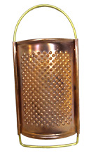 Vintage Copper & Brass Handheld Mini Zester, 5.5 in picture