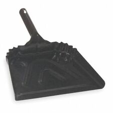 Tough Guy 5W639 Hand Held Dust Pan, Standard, 12 In W, 12 In D, Metal, Black picture