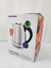 New Chefman 1.8L Stainless Steel Electric Kettle Tea Hot Boiler with 5 Pre-sets picture