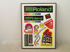 Roland Vintage 1970's Original Stickers Sheet System 100 SB 100 Rare Nice Framed picture