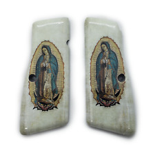 Custom Browning Hi power Grips Art Grips Virgin Mary Gold Browning Grips picture