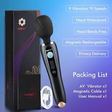 Electric Handheld Massager Wand Vibrating Massage Magic Full Body Therapy Motor picture