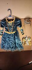 Disney Store MeridaDBress costume Princess  S 5/6  set with shoes picture
