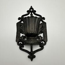 Antique Cast Iron Match Safe Holder Wall Pocket Patent Jan 15 1867  #220U picture