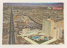 Hotel Sahara Las Vegas Nevada Aerial View Postcard picture