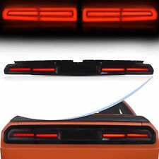 Black Dark Smoked LED Tail Lights For 2008-2014 Dodge Challenger Rear Lamps Pair picture