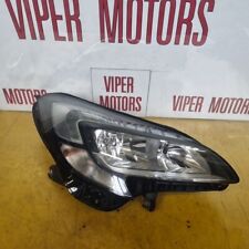 Vauxhall Corsa E Headlight Drivers Offside Front Black Insert LED 15-19 13381346 picture