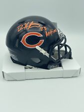 Devin Hester Signed Chicago Bears Mini Helmet ANYTIME INSC COA Hologram UM HOF picture