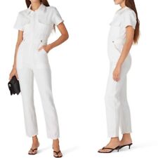 NWT Good American White Fit For Success Jumpsuit - Size 1 (Small) picture