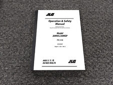 JLG 20MVL 20MSP Vertical Lift Stock Picker PVC 2108 Safety Owner Operator Manual picture