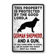 Beware Of Dog Sign Warning Signs For Fence German Shepherd Sign This 8x12 picture