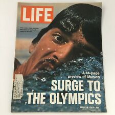 VTG Life Magazine August 18 1972 Swimmer Mark Spitz of U.S.A. Team Cover Feature picture