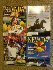 NEVADA MAGAZINE Lot of (7) Vintage Issues 2000 2001 Lake Tahoe Tonopah Las Vegas picture