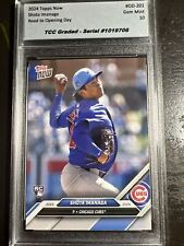 2024 Topps Now Road To Opening Day Shota Imanaga TCC Graded Gem Mint 10 picture