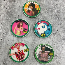 Lot of 5 $25 Playboy 50 Years 2003 Palms Casino Chip VTG Las Vegas Nevada picture
