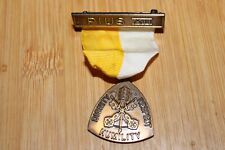 Vintage Eagle Scout Pope Pius XII Yellow White Ribbon picture