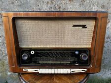Vintage German Grundig Majestic 5040 W Tube Radio 1953 with EL12 picture