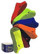 Polo Ralph Lauren Classic Sport 6-Pair Men's Low Cut Socks Assorted 5502 picture