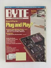 BYTE Magazine OCT 1991 Back Issue COMPUTER Magazine - 1-2-3 for Windows & Mac picture