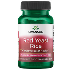 Swanson Red Yeast Rice made with Organic Red Yeast Rice 600 mg 60 Veggie picture