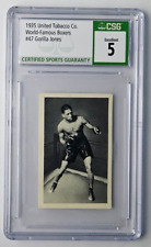 1935 UTC United Tobacco Co. World-Famous Boxers #47 GORILLA JONES CSG 5 EX picture