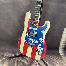 ST electric guitar Wayne Kramer Signature Flag Stratocaster harded relics old picture