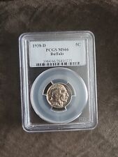 1938 D PCGS MS66 - Buffalo Nickel - 5c US Coin #48128A picture