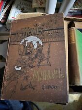 The Home Manual 1889 by Mrs. John A. Logan Hardcover Antique Book Illustrated  picture