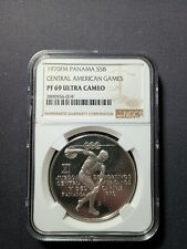 NGC PF69 1970 5 BALBOA PANAMA CENTRAL AMERICAN GAMES picture