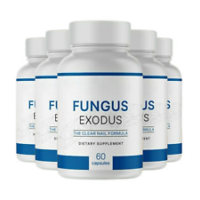 5-Pack Fungus Exodus Pills Supports Strong Healthy Natural Nails-300 Capsules picture