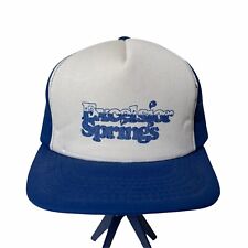 Vintage Snapback Excelsior Springs Missouri Hat Cap Blue White Foam Adjustable picture