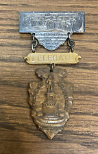 22nd Annual Convention Western PA Firemens Association 1915 Delegate Medal picture