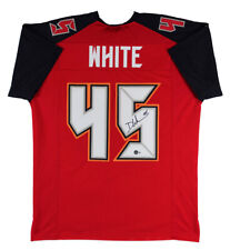 Devin White Authentic Signed Red Signed Pro Style Jersey Beckett BAS Witnessed picture