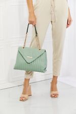 Nicole Lee A Nice Touch: Large Smooth Vegan Leather Shoulder Bag picture